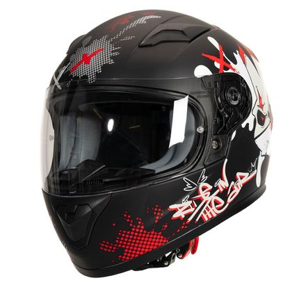 Dexter ORION DARKO Helmet - Black / Red Ref : DX0723 