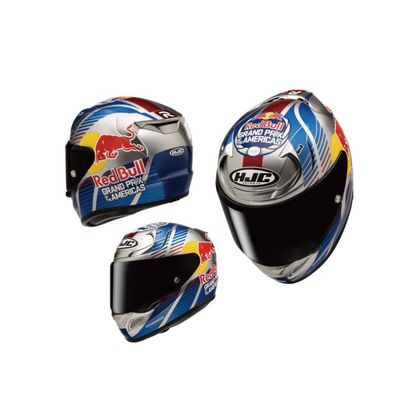 Casque Hjc RPHA 12 - RED BULL AUSTIN GP II - Bleu / Rouge