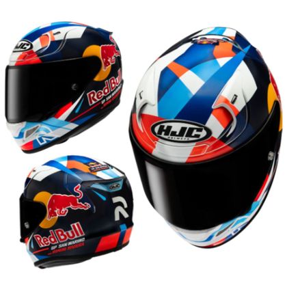 HJC RPHA 12 - RED BULL MISANO GP II Integralhelm - Rot / Blau