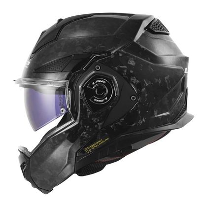 LS2 FF901 ADVANT X FORGED GLOSSY Modularhelm - Carbon