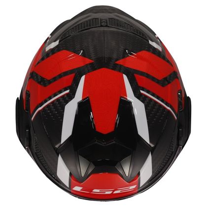 Casque modulable LS2 FF901 ADVANT X CARBON DYNAMIC - Noir / Rouge