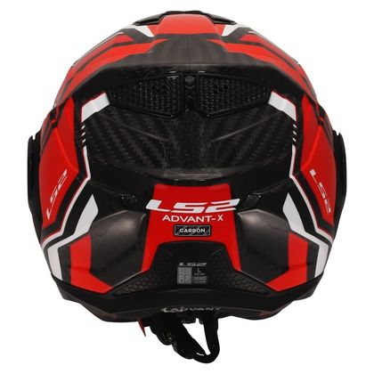 Casque modulable LS2 FF901 ADVANT X CARBON DYNAMIC - Noir / Rouge