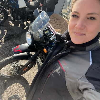 DXR ROADTRIP VROUW Motorvest - Zwart / Rood