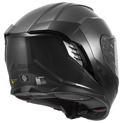 LS2 FF818 - STORM III - SOLID Integraalhelm - Grijs / Zwart