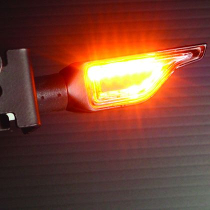 Clignotant Chaft ADDICT LED universel - Noir / Orange