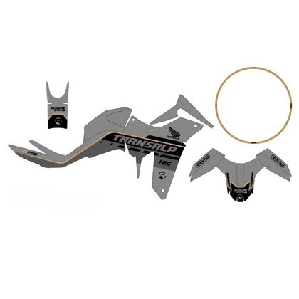 Kit déco RiderUnik INAYA - Gris