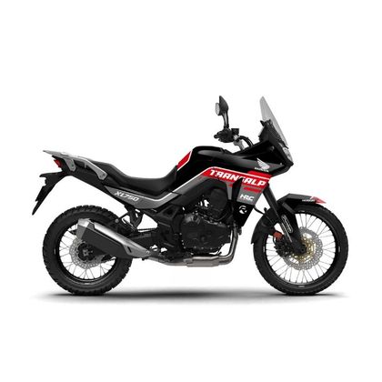 Kit déco RiderUnik INAYA ROUGE - Noir / Rouge Ref : RU3287 / HO750TRANSALPINAYAROUGE-2 HONDA 750 XL 750 TRANSALP - 2025 - 2026