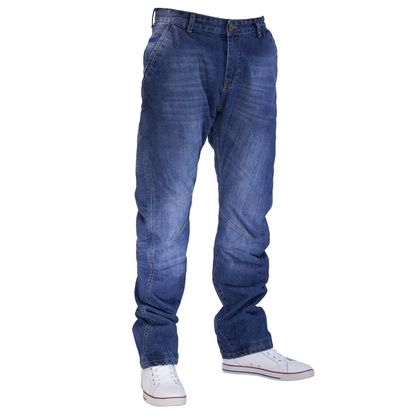Jean Moto Overlap INDIANAPOLIS SMALT - Straight / Régular