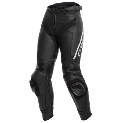 Pantalon Dainese DELTA 3 LADY - BLACK BLACK WHITE - Noir / Noir Ref : DN1566 