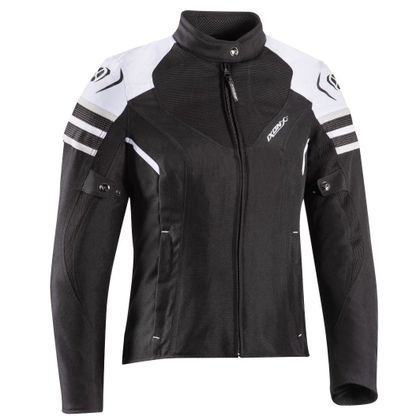 Blouson Moto Ixon ILANA EVO - Noir / Blanc Ref : IX1587-C7455 
