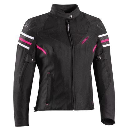 Blouson Moto Ixon ILANA EVO - Noir / Rose Ref : IX1587-C303 