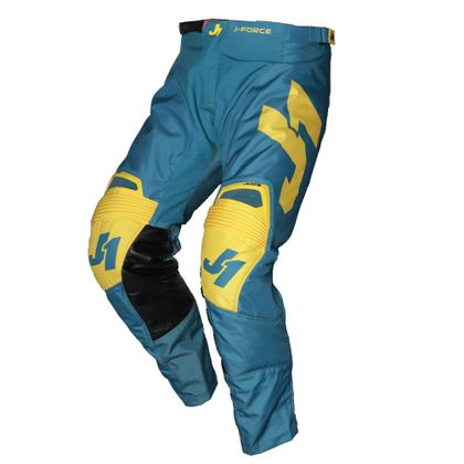 Pantalón de motocross JUST1 J-FORCE TERRA BLUE/YELLOW 2021 Ref : JS0177 