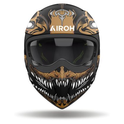 Casque Airoh J110 - ONI - Noir / Marron