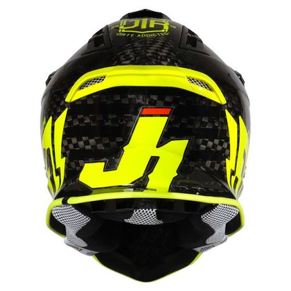 Casco de motocross JUST1 J12 PRO RACER FLUO YELLOW / CARBON GLOSS 2021