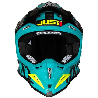 Casco de motocross JUST1 J12 PRO RACER BLUE / CARBON MATT 2021