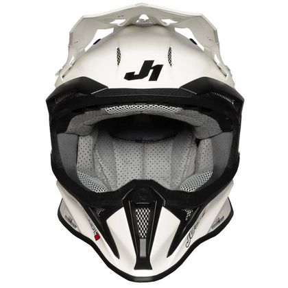 Casque cross JUST1 J18 SOLID WHITE GLOSS 2022
