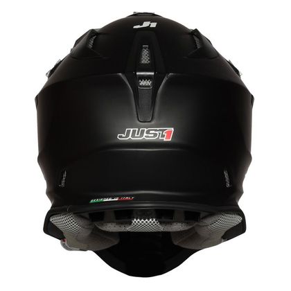 Casco de motocross JUST1 J18 SOLID BLACK MATT 2022