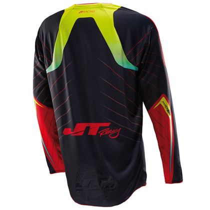 Maillot cross JT Racing HYPERLITE RAZOR BLACK/RED/CHARTREUSE2014 