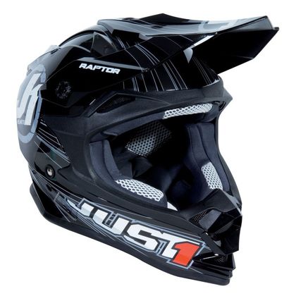 Casque cross JUST1 J32 - RAPTOR BLACK KID