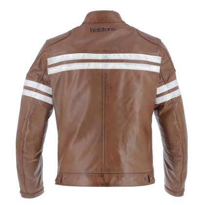 Blouson Helstons JAKE SPEED - CUIR - Jaune