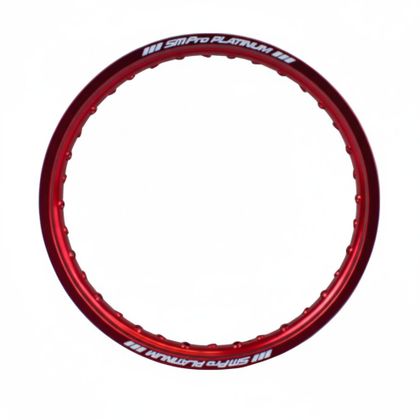 SM Pro 19 X 1.85 36 Löcher PLATINIUM Felge Universell - Rot