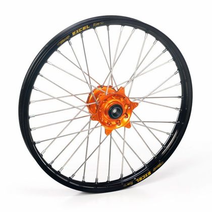Rueda Haan Wheels trasera dimensiones 12x1,60 Negro/Naranja