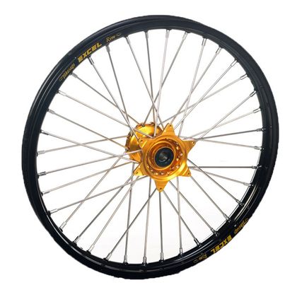 Rueda Haan Wheels trasera dimensiones 16 x 1,85 Negro/Oro rueda grande