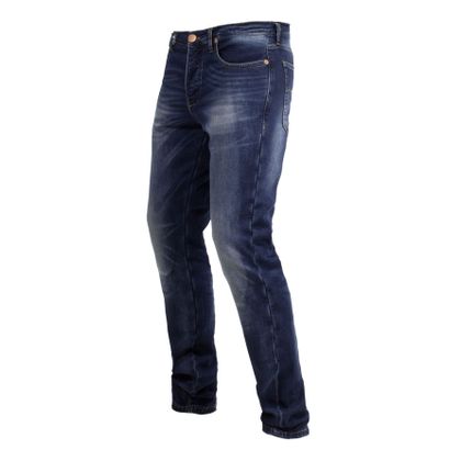John Doe IJZEREN KOP LENGTE 30 Jean Moto - Slim - Blauw / Zwart