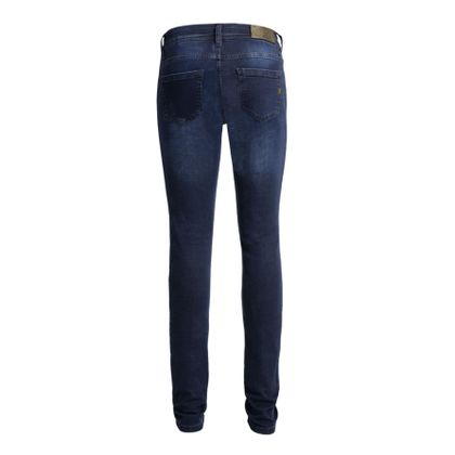 John Doe BETTY HOGE LENGTE 32 Jean Moto - Slim - Zwart / Blauw
