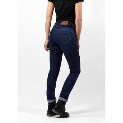 John Doe BETTY HIGH LÄNGE 32 Jean - Slim - Blau / Schwarz