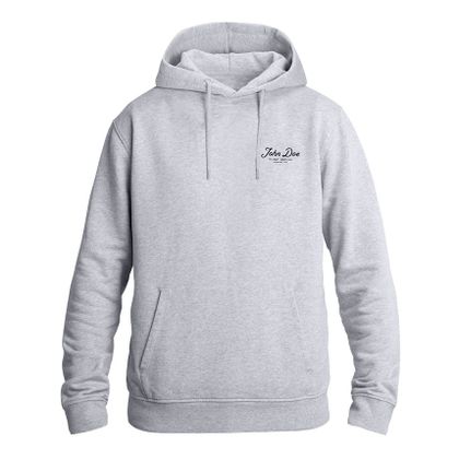 Sweat John Doe HOODIE JD LETTERING - Gris Ref : JDE0244 