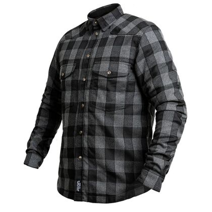 John Doe MOTOSHIRT Overhemd - Grijs / Zwart