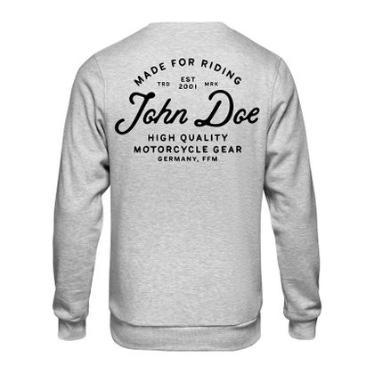 Sweat John Doe JD LETTERING - Gris