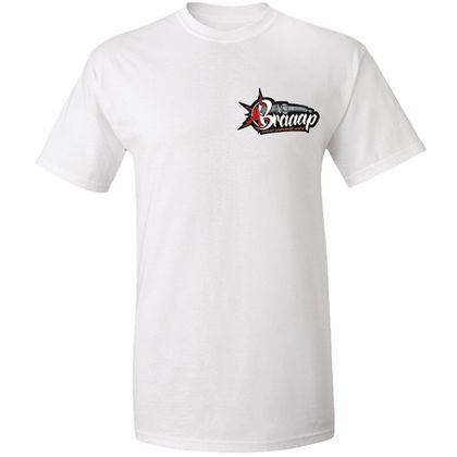 Camiseta de manga corta John Doe BRAAAP - Blanco Ref : JDE0055 