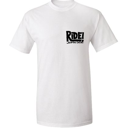 T-Shirt manches courtes John Doe RIDE - Blanc
