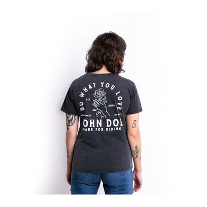 John Doe ROSE FADE Kurzärmeliges T-Shirt - Schwarz