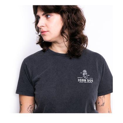 John Doe ROSE FADE Kurzärmeliges T-Shirt - Schwarz