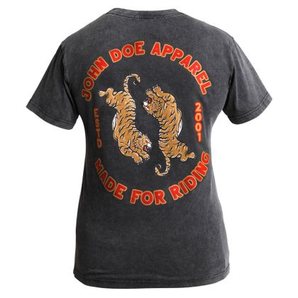John Doe TIGER II Kurzärmeliges T-Shirt - Schwarz