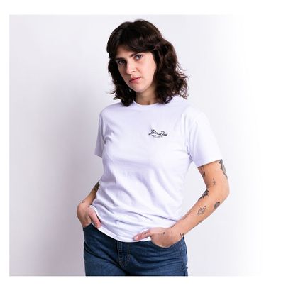John Doe JD LETTERING Kurzärmeliges T-Shirt - Weiß
