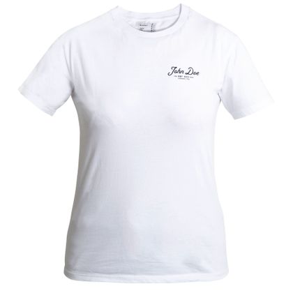 John Doe JD LETTERING Kurzärmeliges T-Shirt - Weiß Ref : JDE0258 