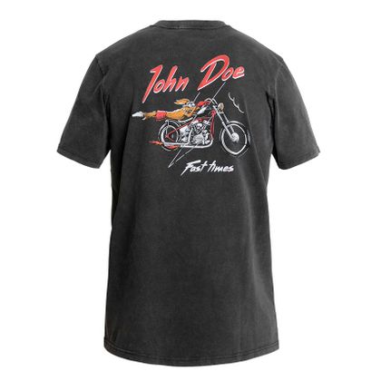 John Doe FAST TIMES Kurzärmeliges T-Shirt - Schwarz