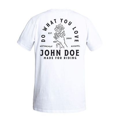 T-Shirt manches courtes John Doe ROSE - Blanc