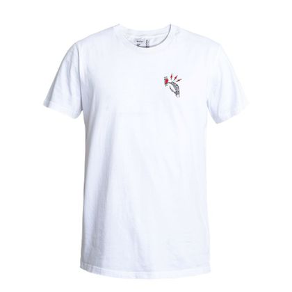 T-Shirt manches courtes John Doe LIVE RIDE ON - Blanc Ref : JDE0147 