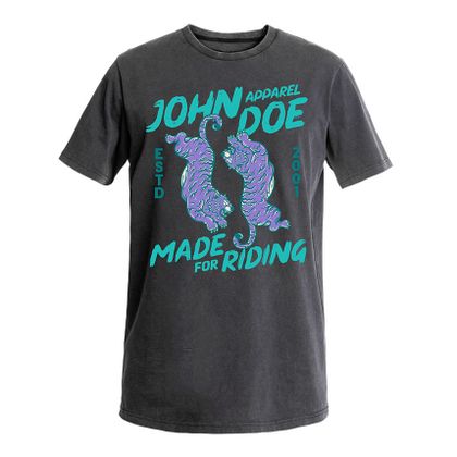 T-Shirt manches courtes John Doe TIGER I - Noir Ref : JDE0270 