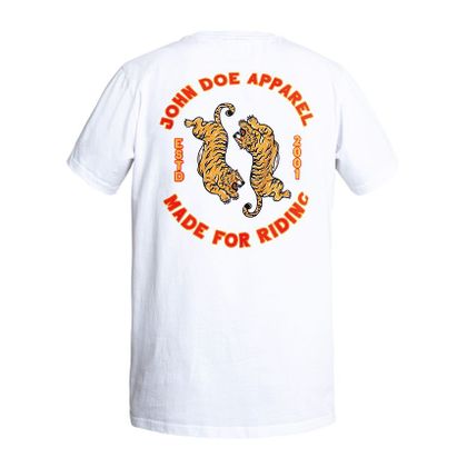 T-Shirt manches courtes John Doe TIGER II - Blanc