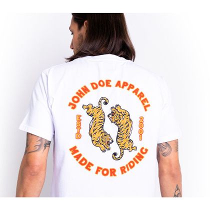 T-Shirt manches courtes John Doe TIGER II - Blanc