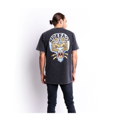 John Doe LION T-shirt met korte mouwen - Zwart