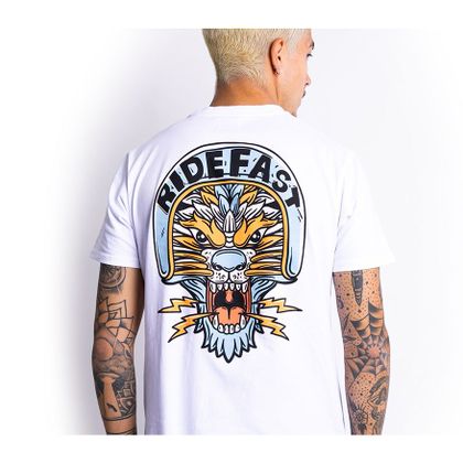 T-Shirt manches courtes John Doe LION - Blanc