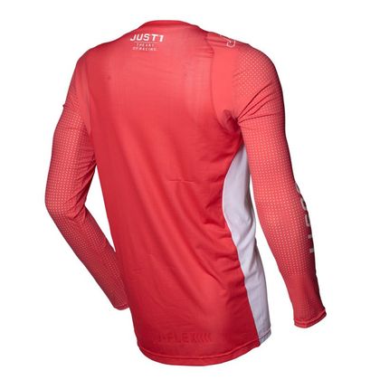 Camiseta de motocross JUST1 J-FLEX ARIA RED / WHITE 2021