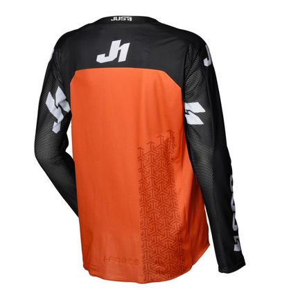 Camiseta de motocross JUST1 J-FORCE TERRA BLACK / ORANGE 2021